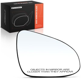 A-Premium Right Passenger Side Non-Heated Mirror Glass with Backing Plate - Compatible with Toyota Corolla 2014-2019 - Exterior Side View Convex Mirror