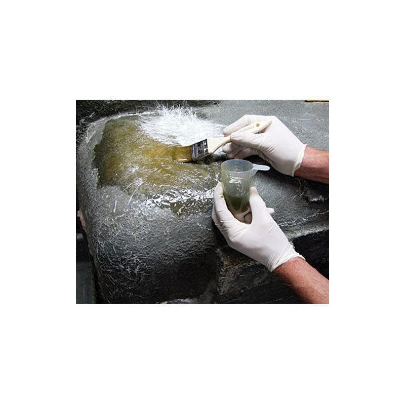 Premium Polyester Resin w/Hardener for Laminating Fiberglass mat, biaxle, Cloth