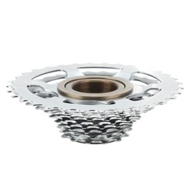 Alomejor 7 Speed Cassette,13T to 28T Freewheel Bike Freehub Freewheel Silver Steel Bike Rotating Flywheel for Mountain Bikes Bicycles and spare parts