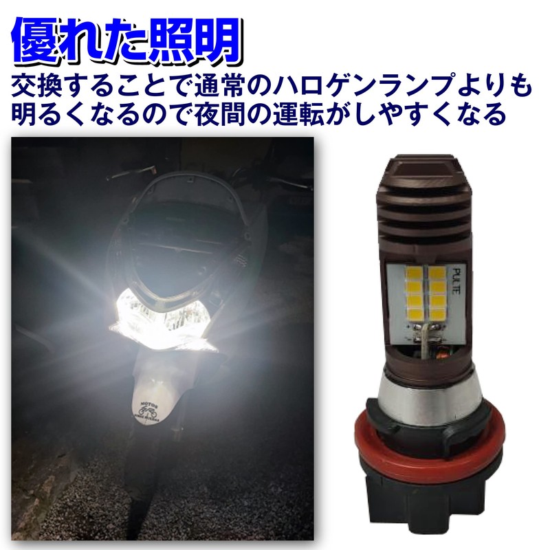 HAMILO Headlight Bulb for HS5, PCX125, JF28, PCX150, KF12