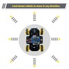 LAFVIN 4WD Mecanum Robot Car Kit Smart DIY Project Compatible