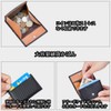 LUCKYSGY Coin Purse, Men's, Genuine Leather, Women's, Wallet, Small, Box