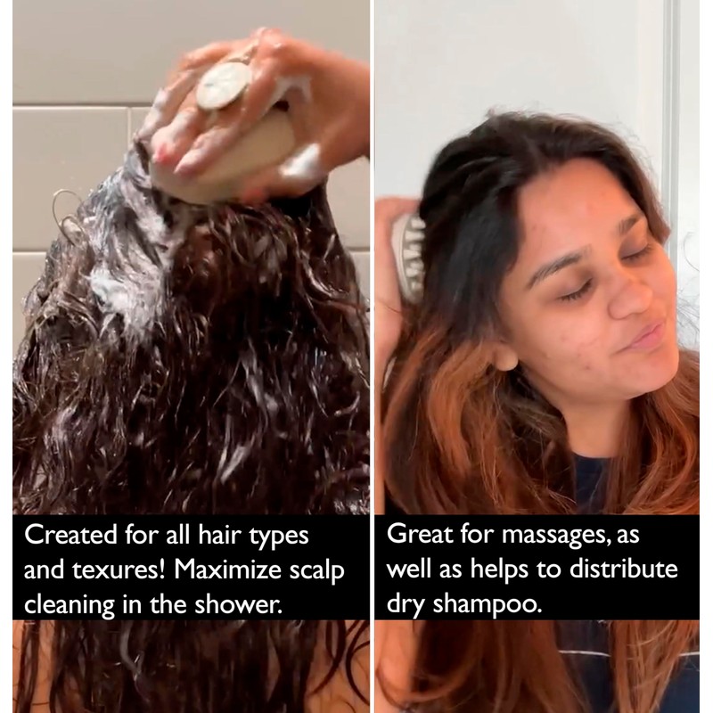 Cricket Scalp Massage and Shampoo Brush, Scalp Care, Scrub, Exfoliate,
