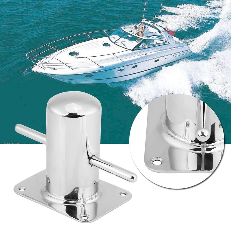 KIMISS Stainless Steel Boat Samson Post Cross Bollard Mooring Bit
