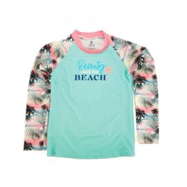 Juice Box 3-Pack Juice Box Girls Fun In The Sun Rash Guard Swim Tees - Girls M/L (H6)