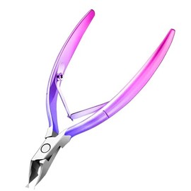 1 Pcs Bunt Farbverlauf Cuticle Trimmer, Nagelhautentferner,Nagelzang,Farbverlauf