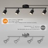 Plug in Track Lighting, LED Track Lighting Fixtures Ceiling, Black