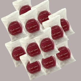 Individually Wrapped Fruit Gems Soft Candy Raspberry Flavor Only -1lbs, (16 Oz)