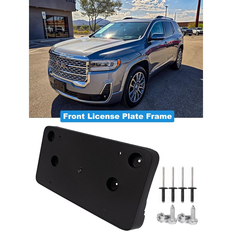 FASTCHE Front License Plate Frame Compatible with 2020 2021 2022