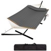 Hanging Hammock Chair for Indoor Outdoor - Comfortable Breathable Swing