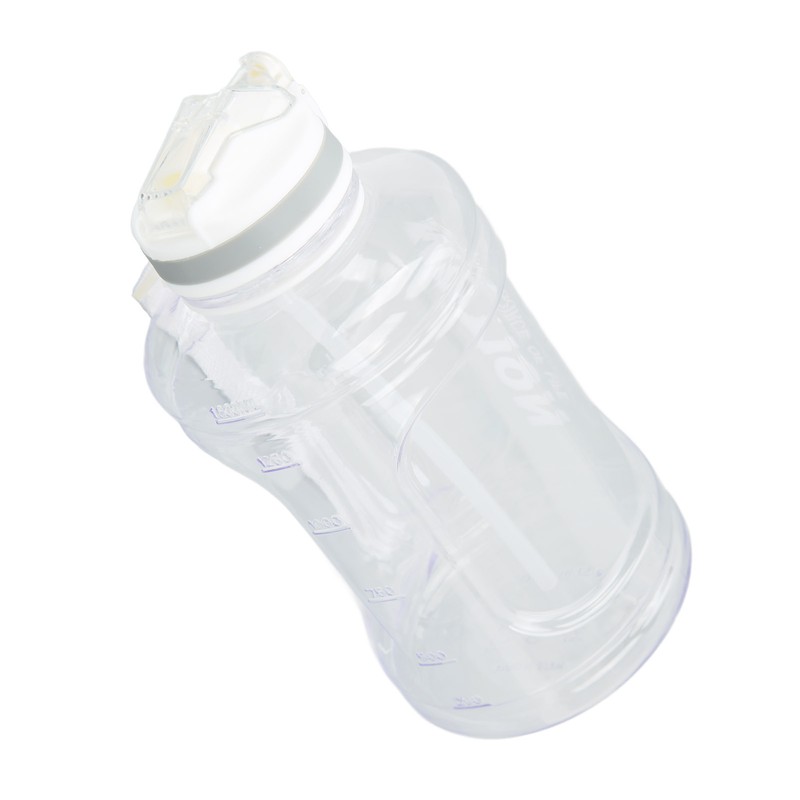 1500ml Large Capacity Sports Water Bottle Portable Scale Marking Poping