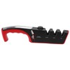 Knife Sharpener Diamond Black Ergonomic Multifunctional Adjustable 3 Stages Kitchen