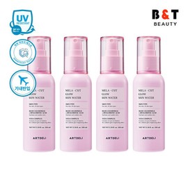 Artdeli Melacut Glow Sunwater 100ml x4 / 아트델리 멜라컷 글로우 선워터 100ml x4