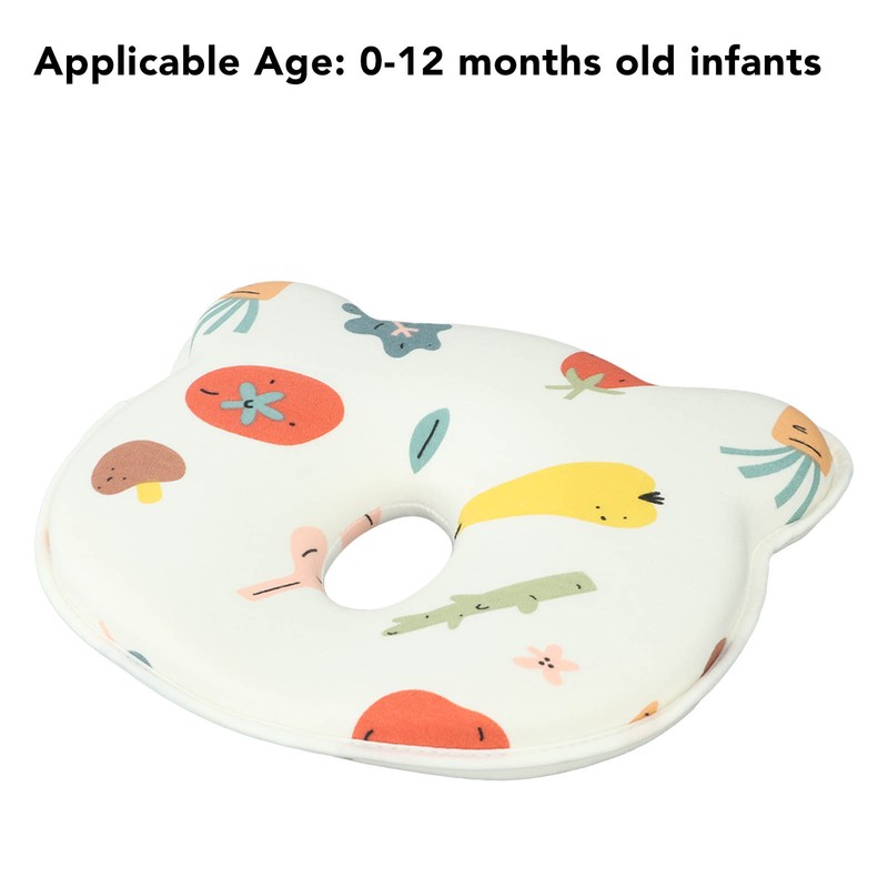 Baby Head Shaping Pillow Prevent Flat Head Cartoon Pattern Soft