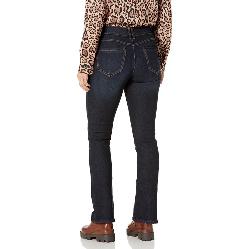 Democracy Women's Plus Size Ab Solution Itty Bitty Boot, Indigo,