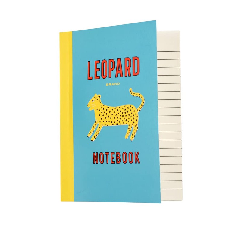 Leopard Notizbuch, A6, liniert