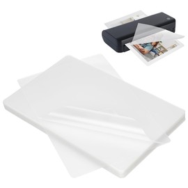 NBEADS 100 Stück Foto Heiß Laminierfolien, 21.5x13.4x0.01cm Transparent Laminierbeutel Folie Fotoschutzfolien Heiße Laminatbeutel Blätter für versiegelte Foto Karte Unterlagen Visitenkarten