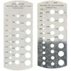 Metric and Imperial MM SAE Drill Size Measuring Gauge Set