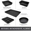 Granitestone 5 Moldes Charolas Para Honear Antiadherentes Granite Store
