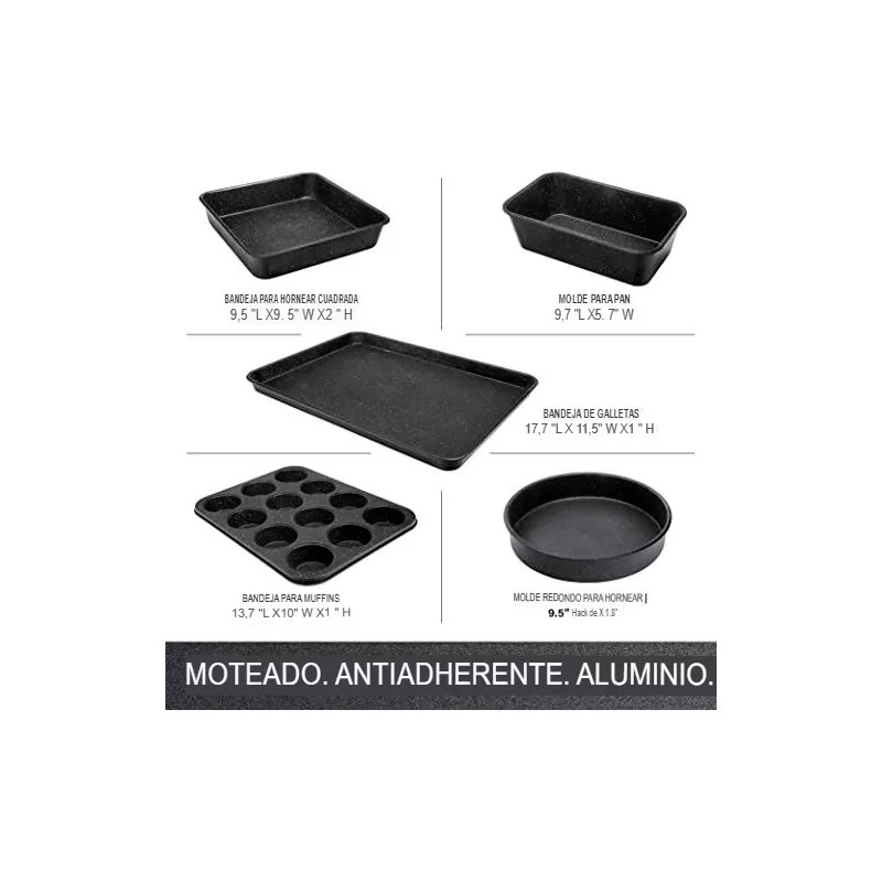 Granitestone 5 Moldes Charolas Para Honear Antiadherentes Granite Store