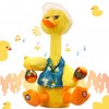 Dancing Cactus Toys,Talking Mimicking Singing Repeats What You Say:_Yellow duck