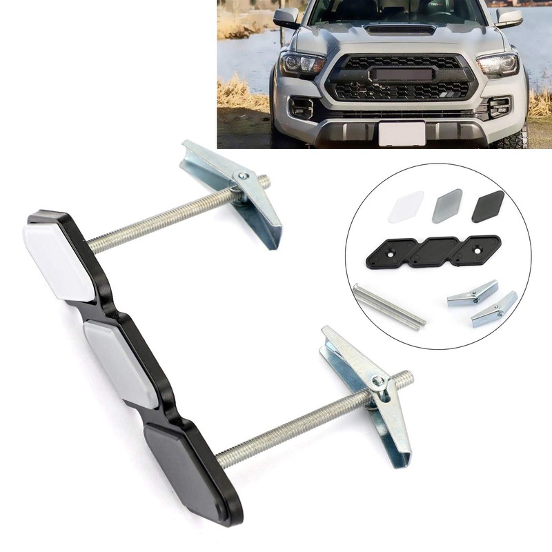 Artudatech Tri-color 3 Grille Badge Emblem for Toyota Tacoma 4Runner