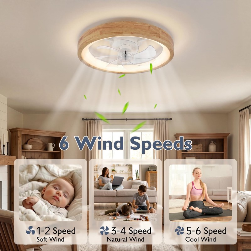Ceiling Fans with Lights, 20'' Ceiling Fans with Lights and