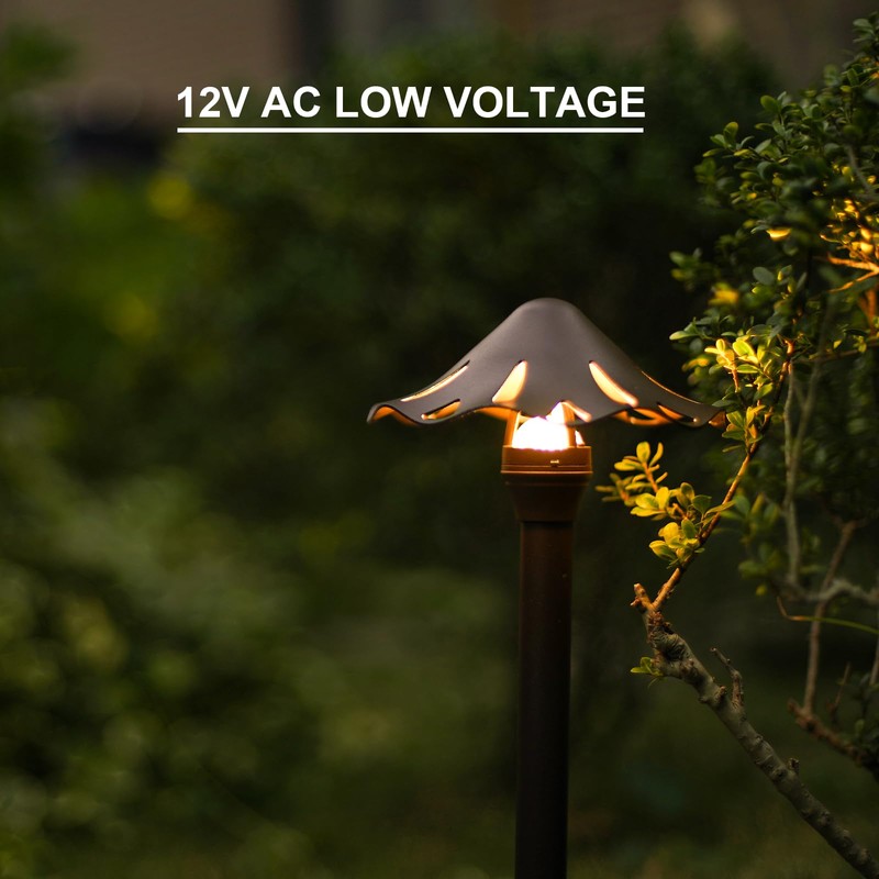 GOODSMANN Landscape Lighting Low Voltage Pathway Lights 2PK Landscape Path