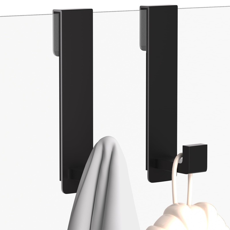 PMMASTO Shower Door Hooks, (7.5 Inch) Extended Over Door Hooks