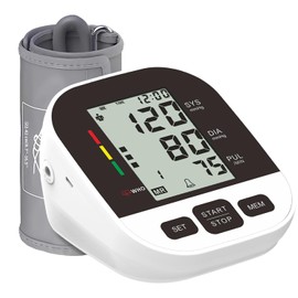 CardioVantage Blood Pressure Monitor for Home Use, Upper Arm Blood Pressure Machine with Large Cuff (8.7’’-16.5’’), Automatic BP Cuff with Large Screen, 2 User, 198 Memories