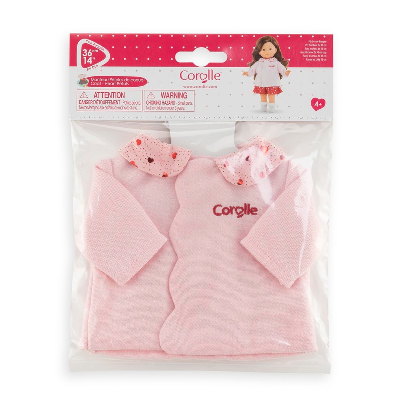 Corolle Coat Petals with Hearts Clothes for Ma Doll from