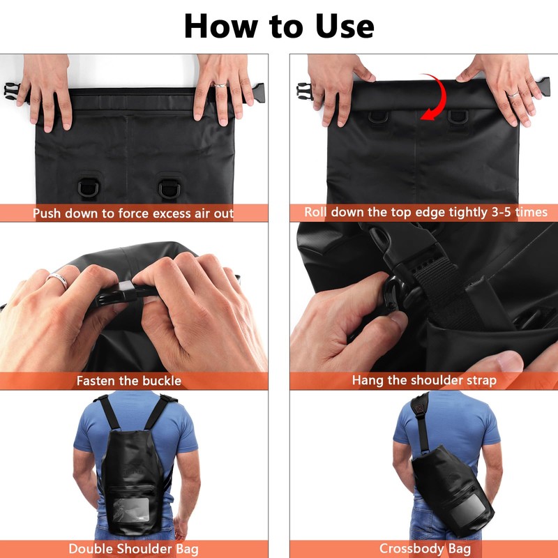 JXE JXO 15L Waterproof Faraday Dry Bag for Electronic Device