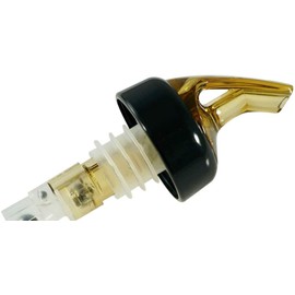 Precision Pour Measured Pourers With Collar"AMBER" 3 Per Pack, (2 oz))