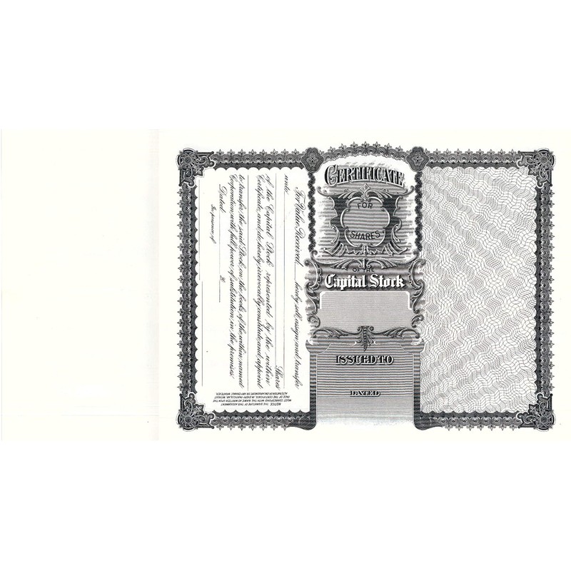 Goes 5 Corporation Stock Certificate | Pack of 100