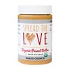 Spread The Love NAKED CRUNCH Organic Peanut Butter, 16 Ounce (Organic, All Natural, Vegan, Gluten-free, Creamy, Dry-Roasted, No added salt, No added sugar, No palm oil) (1-Pack)