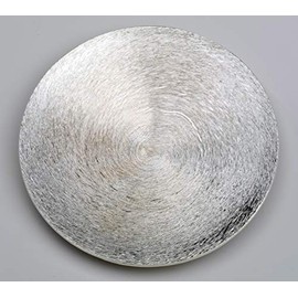 MaMeMi Aluminium Plate, Silver, Diameter 14 cm