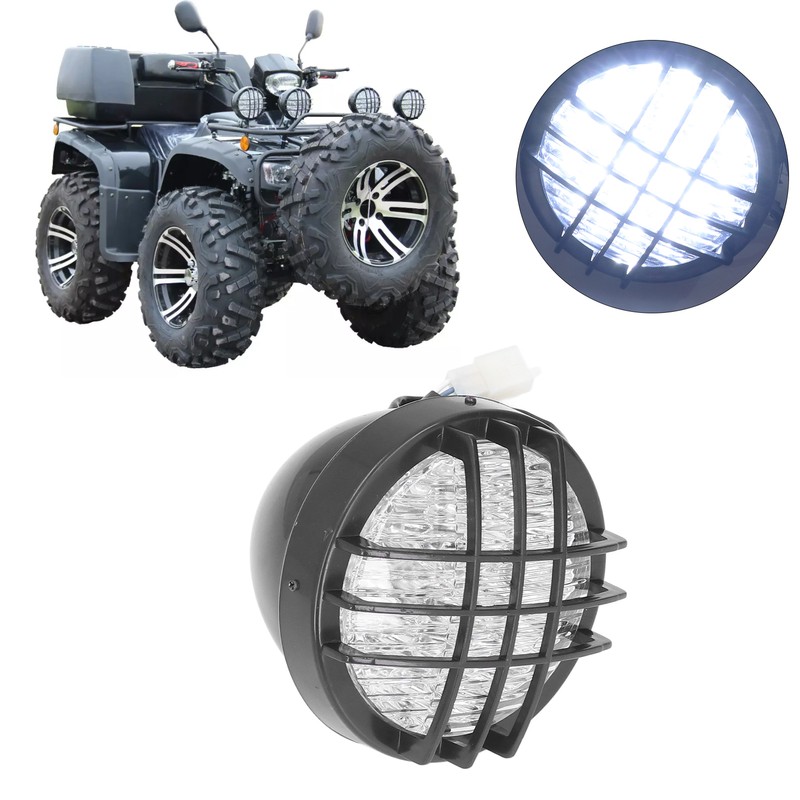12V 8W LED Front Headlight for 50cc 110cc 125cc 150cc