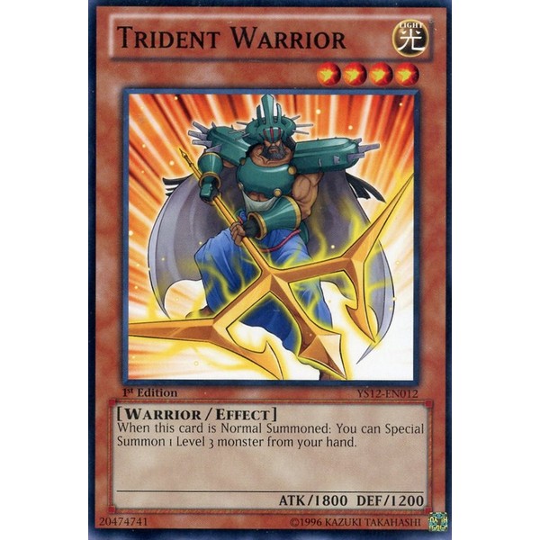 Yu-Gi-Oh! - Trident Warrior (YS12-EN012) - Starter Deck: XYZ Symphony