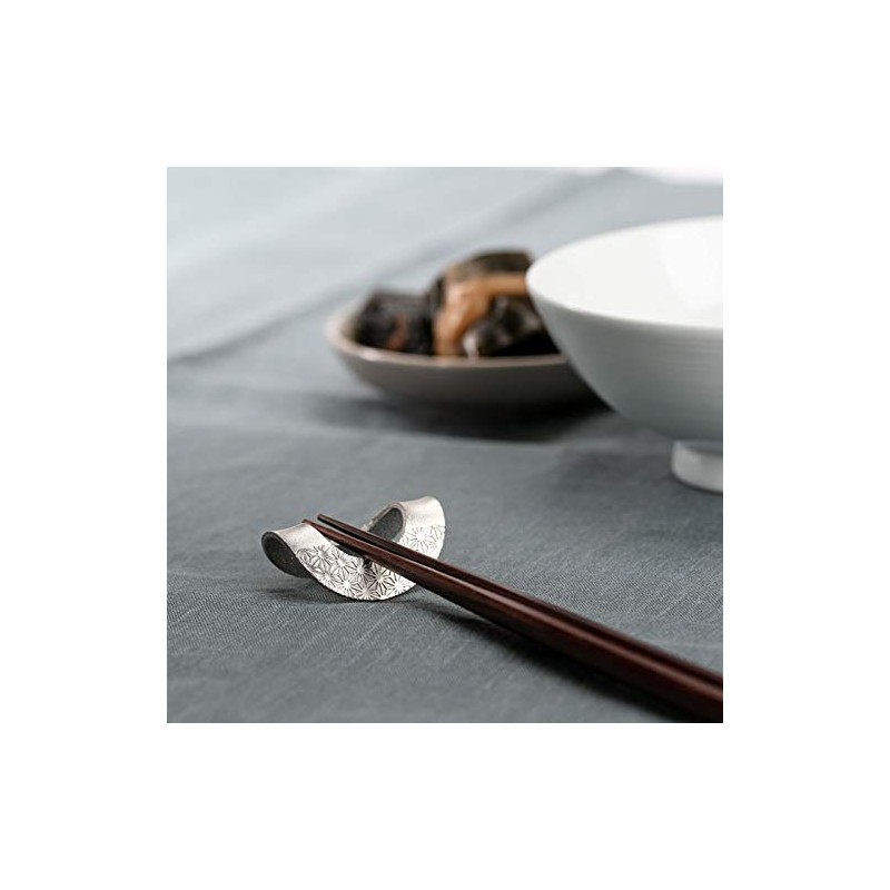 Nousaku Chopsticks Rest - Rin - 5 Pieces (100% Tin)