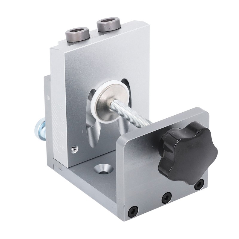 Oblique Hole Drilling Template Pocket Jig Dowel Clamps Device Set