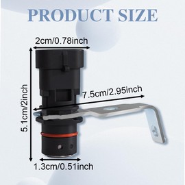 deemars 12596851 Engine Crankshaft Position Sensor Compatible with Chevy GMC & Cadillac, Suburban Silverado Express C1500 K1500 K2500 K3500 Tahoe G30 Sierra, Replace #10456042, 10456042, 5S1695