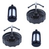 AUMEL 2 Tankdeckel mit 2 Benzinfilter für Stihl MS180 MS170