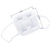 C-ZOFEK Rikka Takanashi Soft Eyepatch Cosplay Costume Accessories (White)