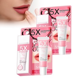 Lippenbalsam, Lippenschlafmaske, Mit Niacinamid, 2 Pcs Feuchtigkeitsspendende Lippenmaske, Pflegende Maske Für Trockene Lippen, Lippenfarbe Aufhellen Und Lippenfältchen Reduzieren