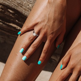 Myshiwu Imitation Pearl Ring Antique Designer Twisted Cable Wire Artificial Pearl Band Rings for Women Fashion Brand Wedding Jewelry Gift (Ring Size 9)