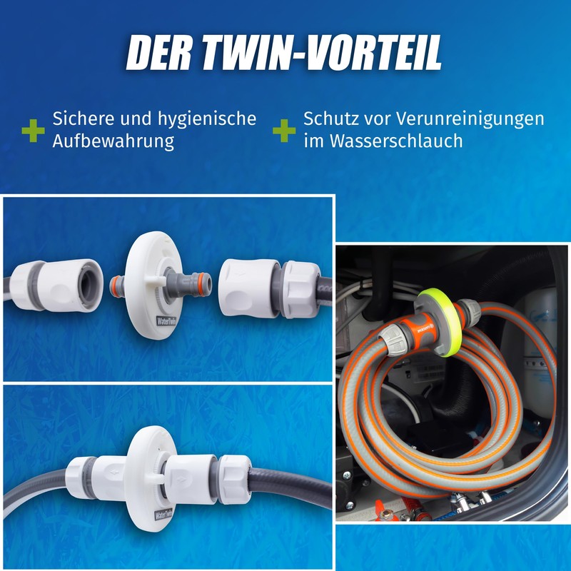 MaJoCompTec® Watertwin Fuel Cap with Water Connection | Water Tank