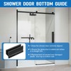 Sliding Shower Door Bottom Guide Fit for Glass Sliding Shower