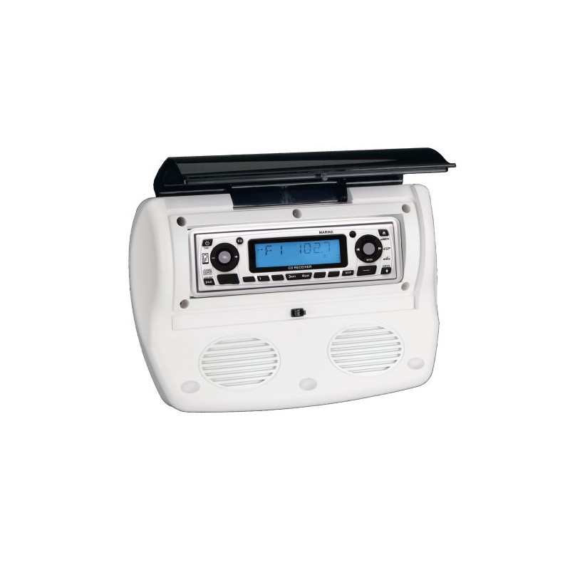 Poly-Planar WC-700 Waterproof Stereo Housing with 3" Speakers