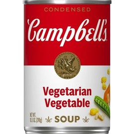 Campbell’s Condensed Vegetarian Vegetable Soup, 10.5 Ounce Cans (Pack of 6)