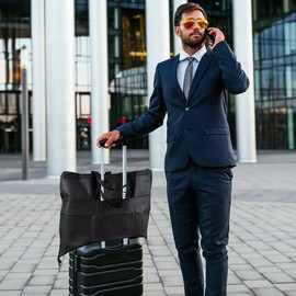 Niviy 3 x Premium Kleidersack 60 x 120 cm,Materialstärke 120 GSM Stärker Reißfester Faltbar Tragbare Reise Kleiderhülle,für Anzüge Kleider Mäntel Sakkos Hemden Abendkleider Anzugsack Aufbewahrung